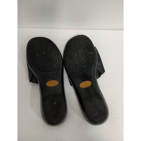 B.O.C Born Concept Womens Sandals 9 Brown BOHO Wedge Slide Comfort Slip On - Picture 8 of 8